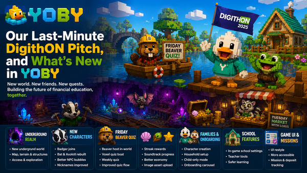 Unser Last-Minute DigithON Pitch und was Neuigkeiten bei YOBY gibt