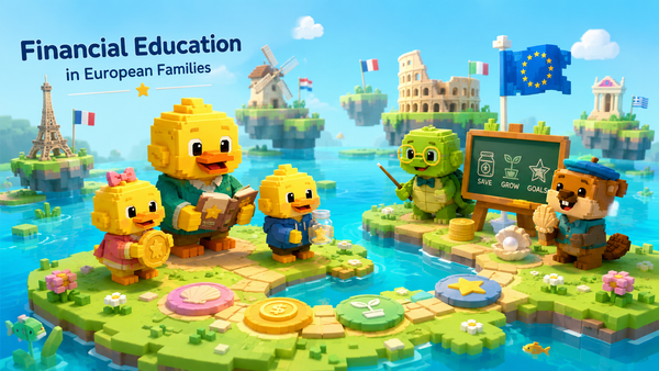 Het Financiële Educatieprobleem van Europese Gezinnen